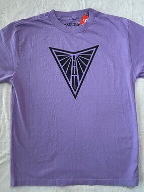 Golden State Valkyries Purple Heavyweight T-Shirt by The Wild Collective